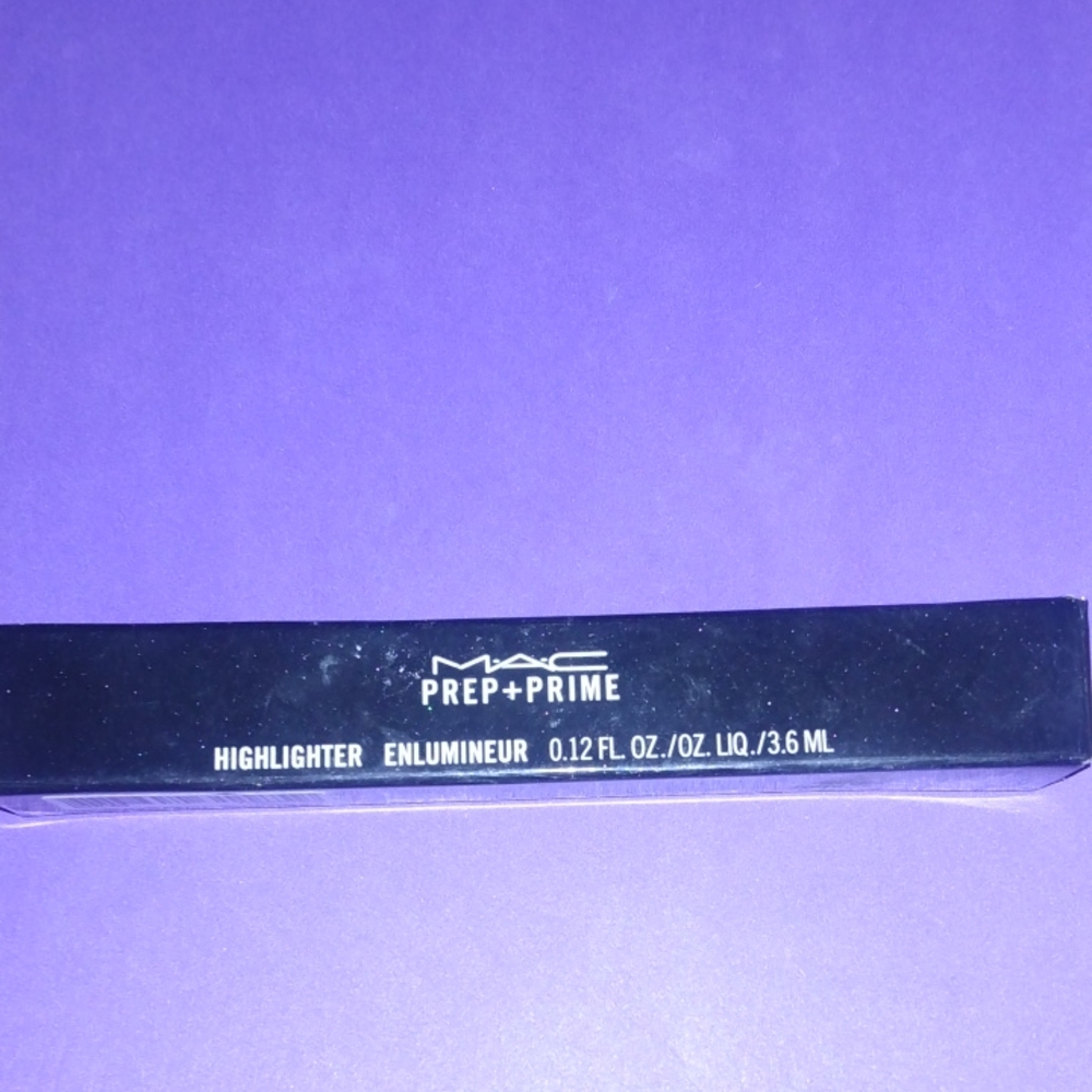 MAC Cosmetics Prep + Prime Highlighter Color Peach Lustre It's Been Swatchedonce